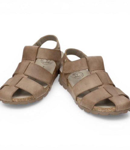 Panama Jack Men's Waterproof Taupe Leather Sandals - Stanley C8