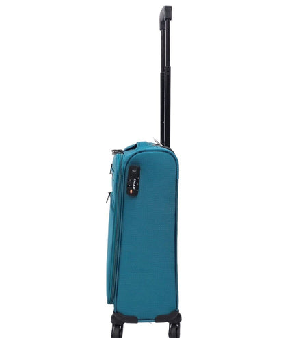 Ashford Cabin Soft Shell Suitcase in Teal