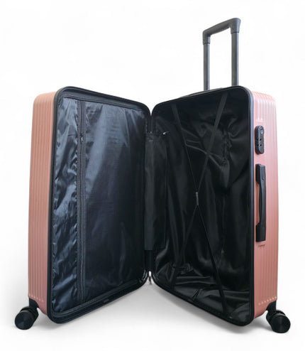 Junee Medium Hard Shell Suitcase in Rose Gold