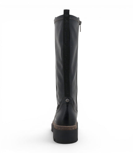 Mustang Women's Black Knee High Chunky Long Winter Boots - M0062001