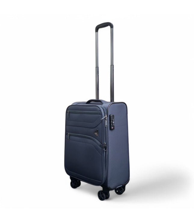 Corby Cabin Soft Shell Suitcase in Grey