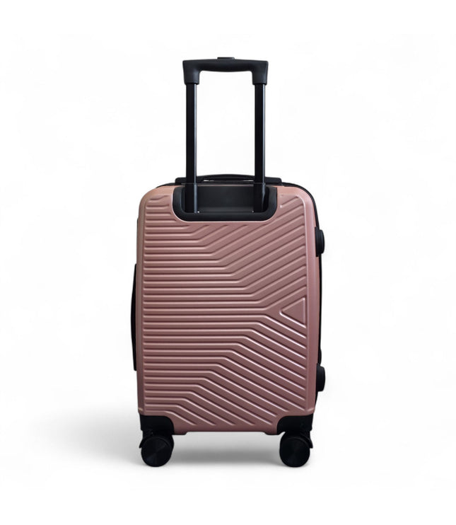 Junee Cabin Hard Shell Suitcase in Rose Gold