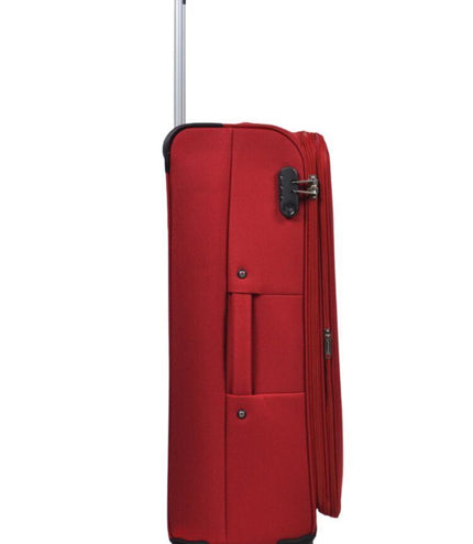 Clevedon Large Soft Shell Suitcase in Red