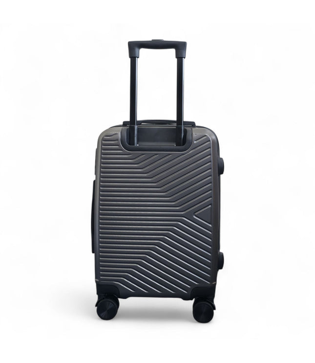 Junee Cabin Hard Shell Suitcase in Charcoal Grey
