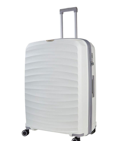 Alton Large Hard Shell Suitcase in White