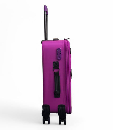Handa Cabin Soft Shell Suitcase in Pink