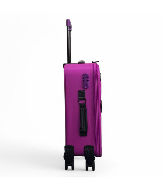 Handa Cabin Soft Shell Suitcase in Pink