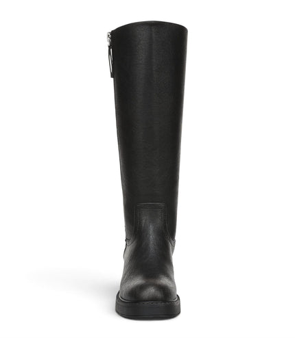 Blowfish Malibu Women's Black Faux Leather High Riding Boots - Venice Tall