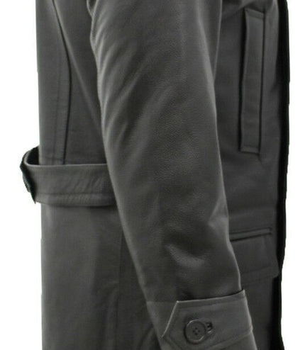 Mens Cowhide Leather Peacoat-Dortmund