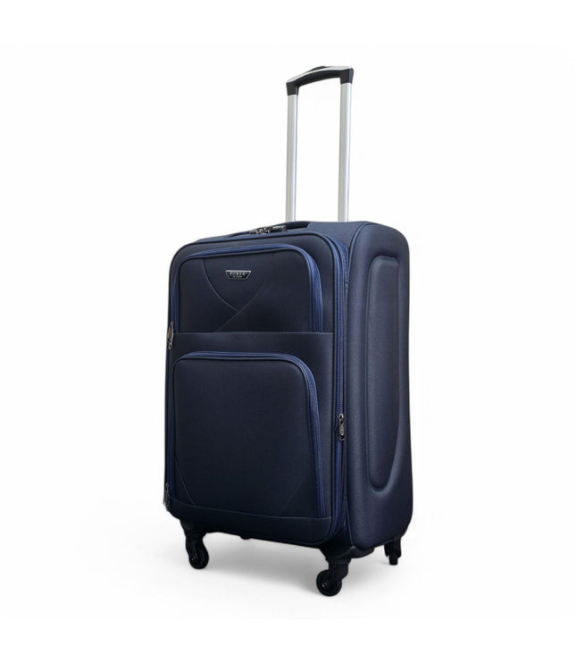 Nagoya Medium Soft Shell Suitcase in Navy