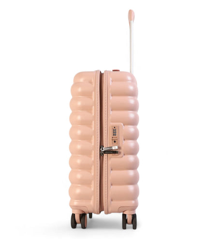 Hard Shell Cabin 37 x 22 x 55 cm Pink TSA Secure Luggage Suitcase Suitable for Easyjet, Ryanair