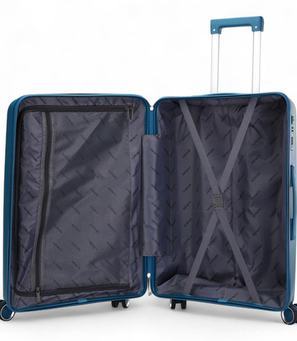 Burnaby Medium Hard Shell Suitcase in Teal Blue