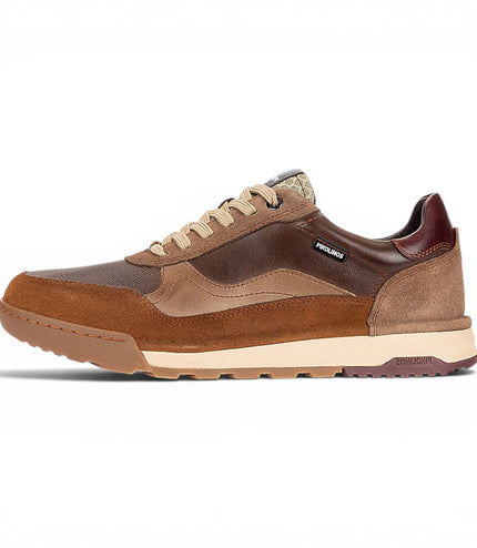 Pikolinos Men's Brown Leather Trainers Sneaker Lace-Up Shoes - Teide