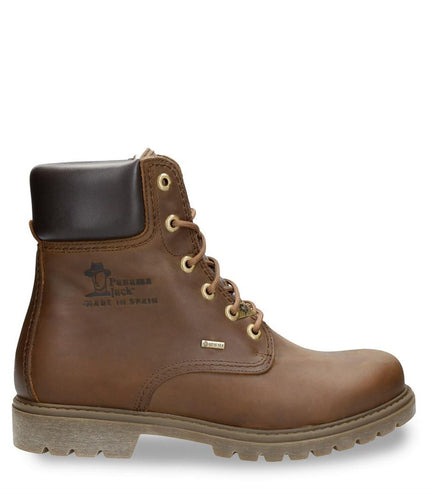 Panama Jack 03 GTX C1 Men's Bark Brown Waterproof Leather Ankle Boots
