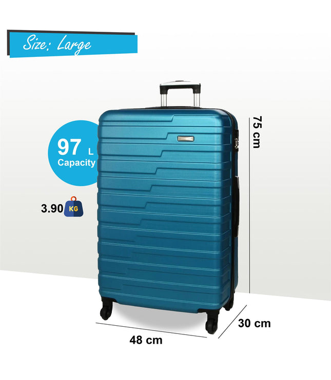 Croydon Large Hard Shell Suitcase in Blue