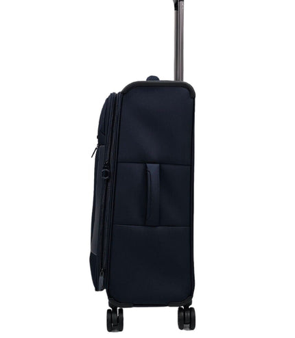 Bourne Medium Soft Shell Suitcase in Navy