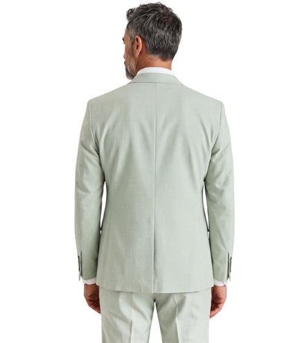 Men's Sage Green 3 Piece Tailored Fit Formal Suit - Belmont