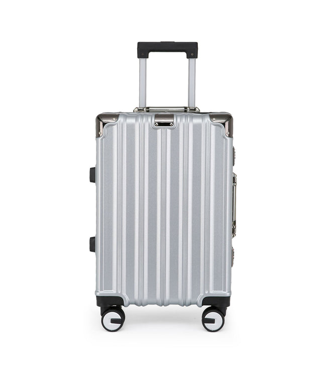 Airdrie Cabin Hard Shell Suitcase in Silver