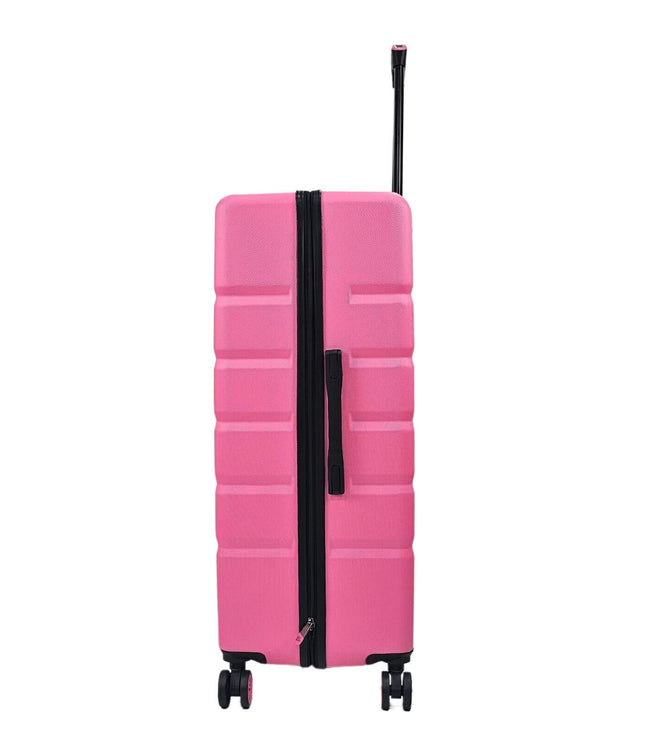 Cotgrave Large Soft Shell Suitcase in Pink