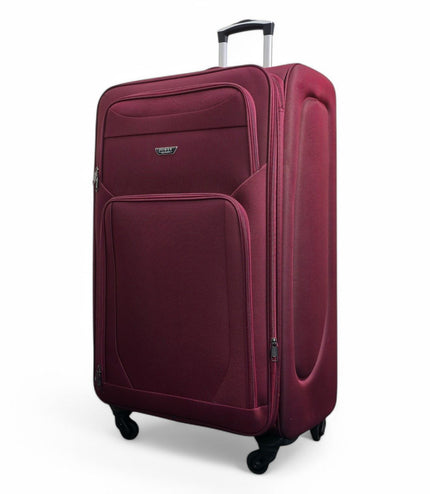 Nagoya X-Large Soft Shell Suitcase in Wine