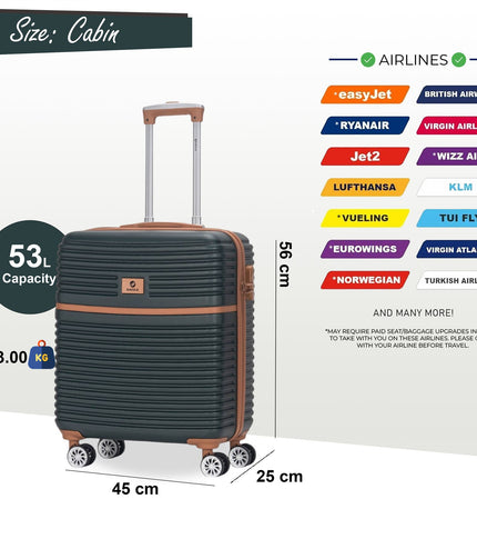 Koga Cabin Hard Shell Suitcase in Green