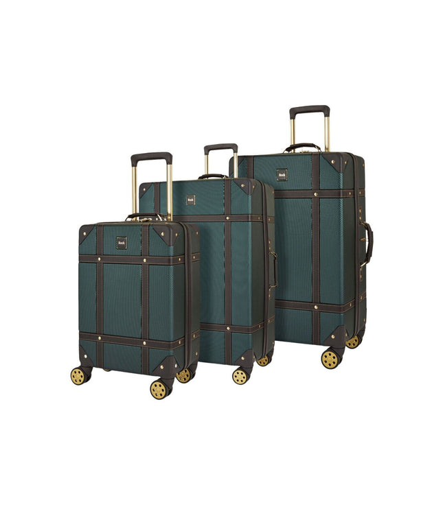 Alston Set of 3 Hard Shell Suitcase in Green