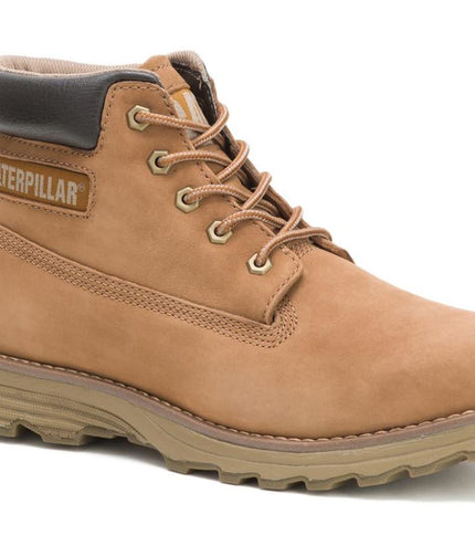 Caterpillar Men's Founder Brown Leather Everyday Ankle Boots