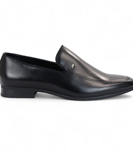 Men's Black Classic Slip-On Loafers Formal Shoes