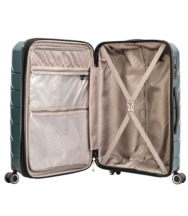 Cleckheaton Medium Hard Shell Suitcase in Green