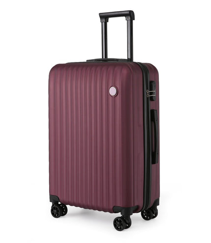 Edmonton Medium Hard Shell Suitcase in Burgundy