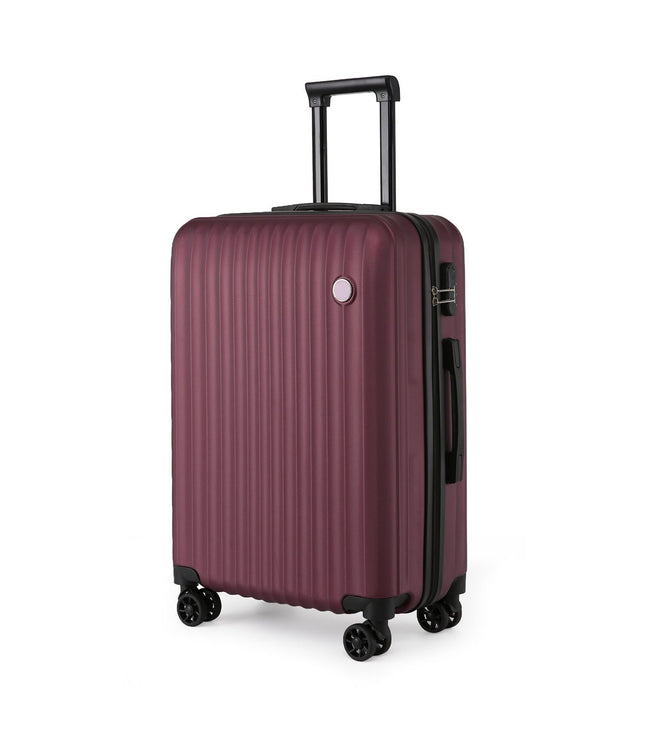 Edmonton Medium Hard Shell Suitcase in Burgundy