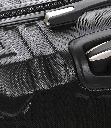 Corowa Large Hard Shell Suitcase in Black