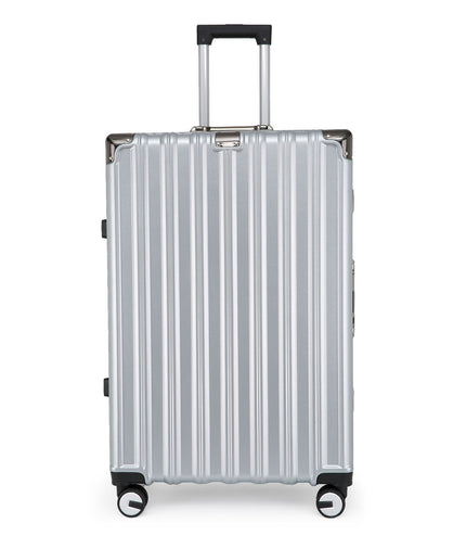 Airdrie Large Hard Shell Suitcase in Silver