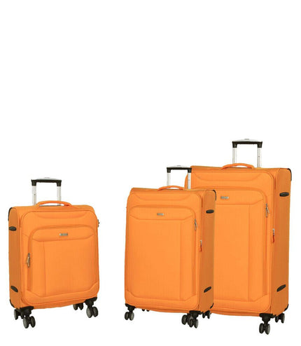 Cockermouth Set of 3 Soft Shell Suitcase in Yellow