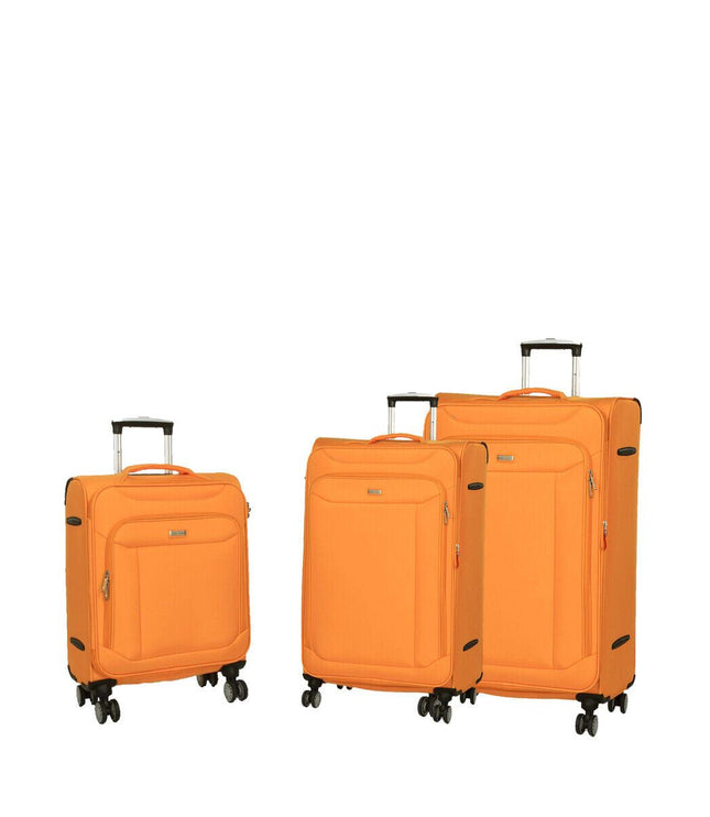 Cockermouth Set of 3 Soft Shell Suitcase in Yellow