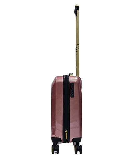 Canvey Cabin Hard Shell Suitcase in Pink