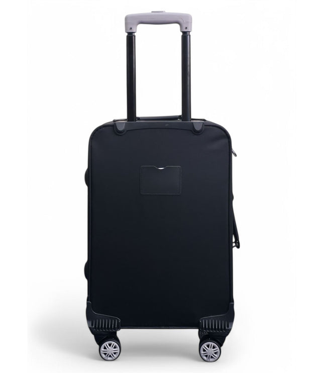Handa Cabin Soft Shell Suitcase in Black