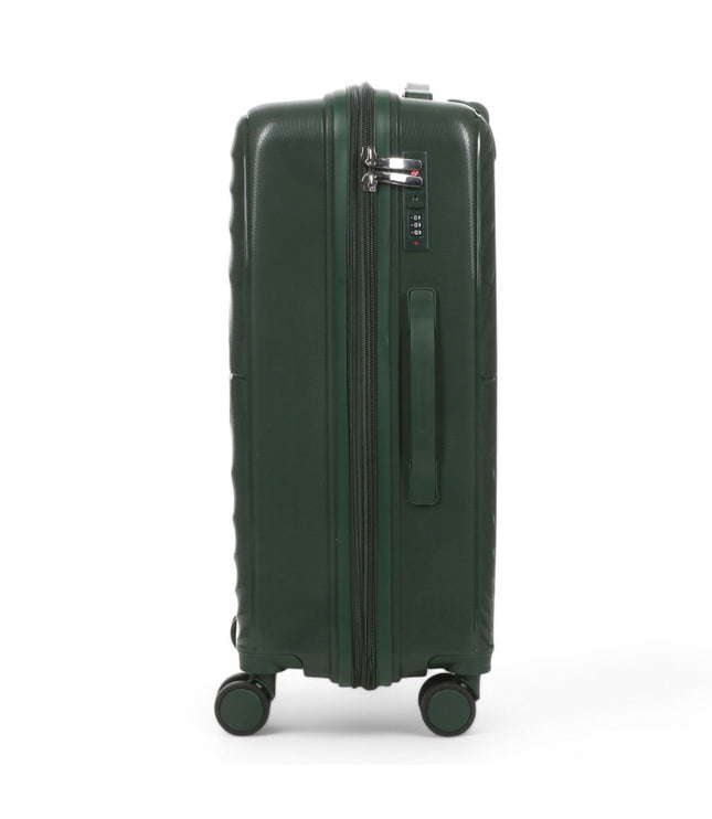 Balranald Medium Hard Shell Suitcase in Dark Green