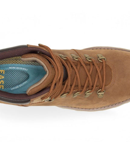 Caterpillar Mens Sire Waterproof Brown Sugar Leather Cat Work Boots