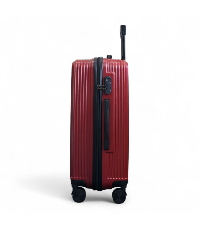 Junee Medium Hard Shell Suitcase in Red