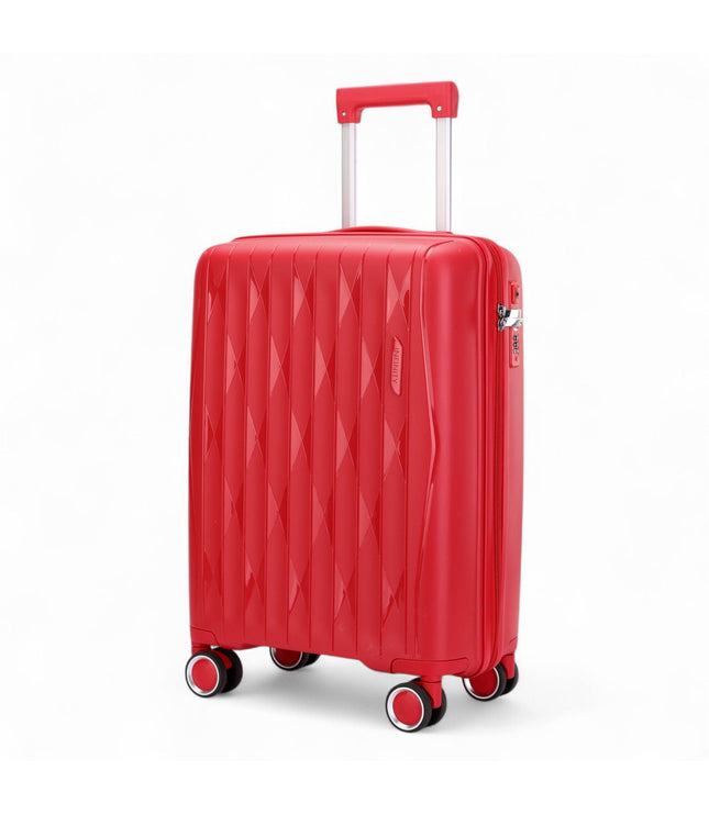 Burnaby Cabin Hard Shell Suitcase in Red