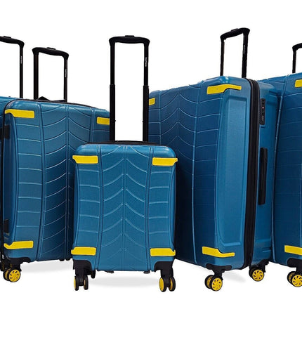 Chilton Set of 5 Hard Shell Suitcase in Blue