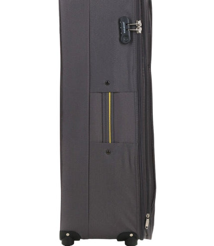 Cinderford Extra Large Soft Shell Suitcase in Grey