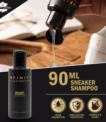 Sneaker Shampoo, Nylon Brush & Glove Shoe Cleaning Kit