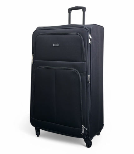 Tahara X-Large Soft Shell Suitcase in Black