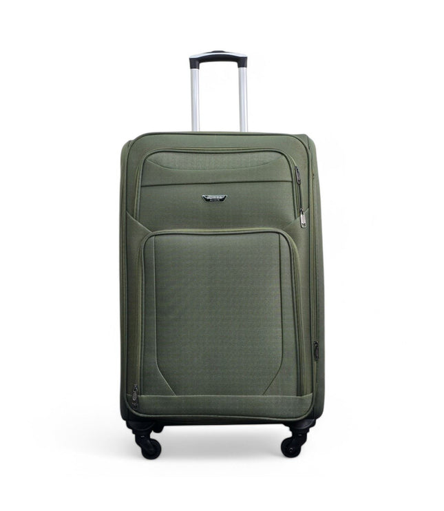 Nagoya Large Soft Shell Suitcase in Khaki