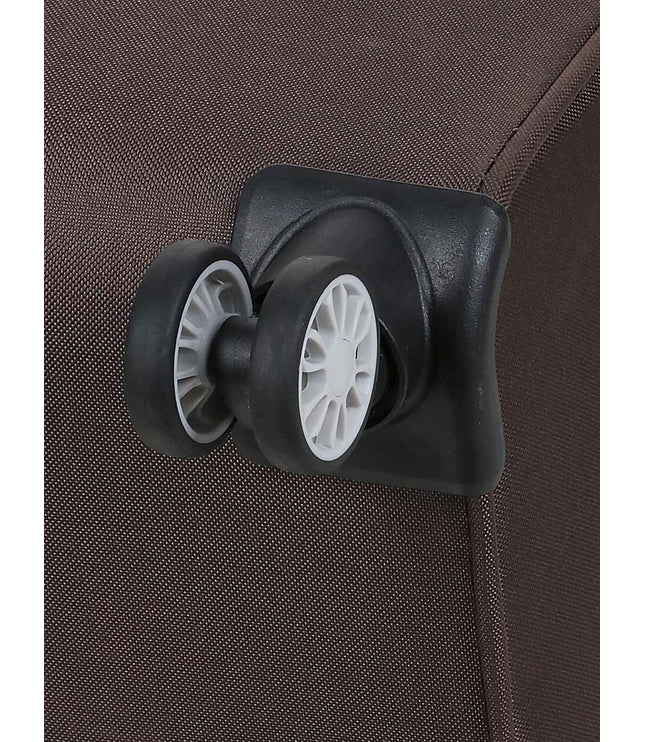 Carrollton Set of 3 Soft Shell Suitcase in Brown