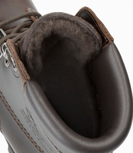 Panama Jack Women's Brown Leather Warm Lace-Up Boots - PJ-03-IGLOO-B62