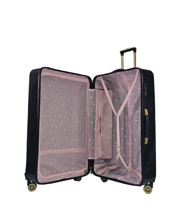 Canvey Extra Large Hard Shell Suitcase in Black