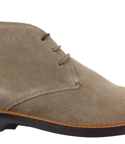 Mens Sand Suede Lace Up Chukka Boots